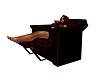 dark red recliner