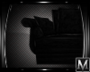 *M* Black Velvet Couch 1