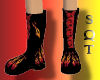 ~SQT~ Flame Combat Boots