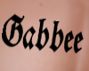 Gabbee tattoo