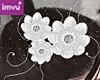 Ѷ Fleur White Tiara