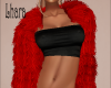 Layerable fur red