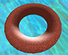 Red Swim Ring Tube Float