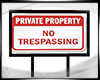 Private Property Sign