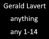 Gerald Lavert anything