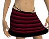 r/b striped skirt