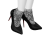 Black Lace Heels