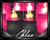 Pink Kisses Candles