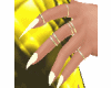 white nails