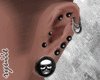 Emo Skull Earrings