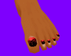 (ML) Dainty Feet Red