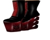 Red Skull PVC Boots