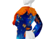 ORANGE FUR COAT