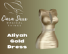 Aliyah Gold Dress