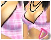 ~D Mizz Bra pink plaid