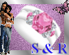S&R Pink/Diamond RH Ring