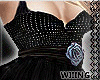 [W] Glitter Dress Black