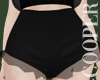 !A Short serky black