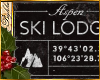 I~Aspen Ski Lodge Sign