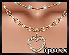 !iP Gold Heart Necklace