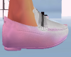 ~V~ White Loafers