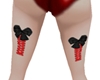 Back thigh Str Bow Red