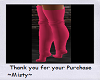 M~ Pink Thigh Socks