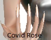 Covid Rose Ivory Nails