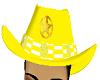cowboy hat w ging yellow