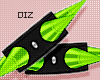 !!D Ankle Spike Green