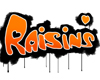 Raisins Spray Sign