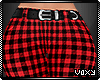 Red Xmas Check Pants