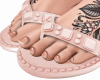 Peach Slipper + Tattoo