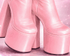 Boots Platforms Pink