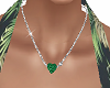 Emerald Heart Necklace