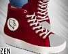 Hightops Red Sneakers