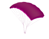 Pink Animated Parachute
