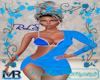 Darlene RLS Blue Dress