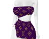 LV Purple Dress CP