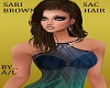 A/L SARI SAC BROWN HAIR