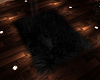 PARK PLACE BLK FUR RUG