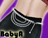 ! BA Silver Chain Belt