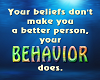 -T- Behavior Saying
