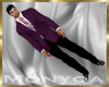 :Purple Suit and Shoes: