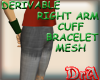 Fem R Cuff Bracelet Mesh
