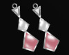 Pink/Cream Earrings