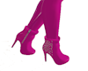 S4E Pink Studded Booties