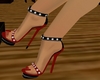 red/black heel