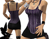 StripedCorset Mini- Prpl