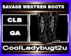 SAVAGE WESTREN BOOTS